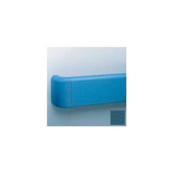 Pawling Heavy-Duty 5.5" Face Handrail/Wall Guard W/Reinforced Return & Retainer, 12' Long, Alexis Bl BR-530-12-583 - main
